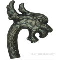 Animais decorativos de ferro forjado de metal